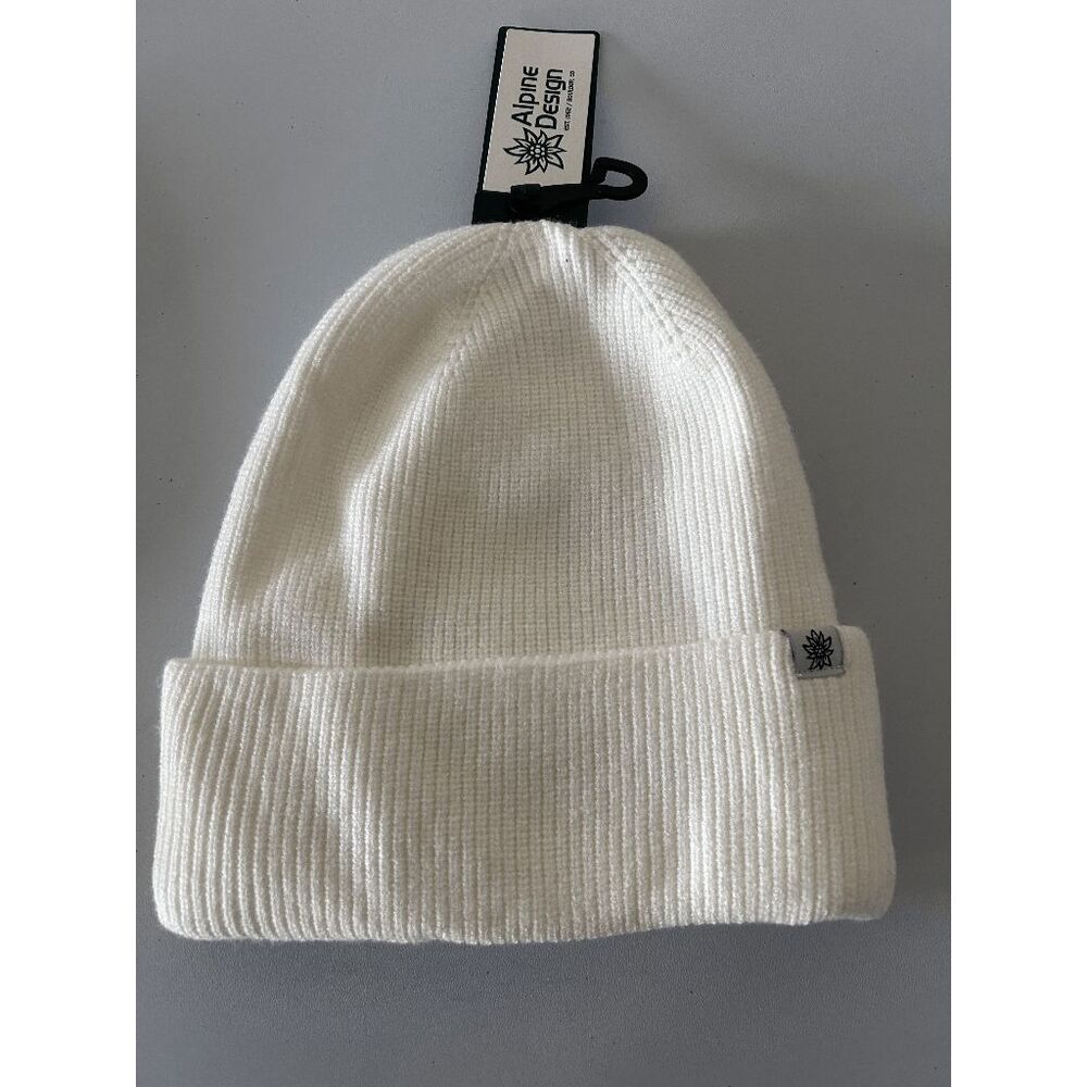 Alpine Design Core Beanie Alpine Snow White - Picture 2 of 6